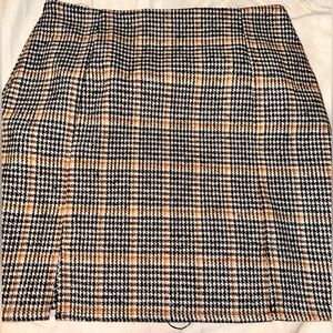 Plaid skirt